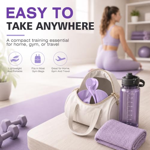 Pelvic Floor Exercise Devices 35lb Inner Thigh Hip Trainer Kegel Exerciser - color: Purple