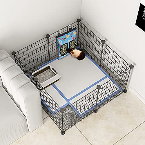 RIOUSSI Guinea Pig Hay Feeder, Hanging Rabbit Hay Feeder Bag. CamoBlue - color: Camoblue