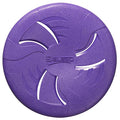Dog Flying Disc, Flexible TPR Dog Fetch Toy, 9.06 inch, Purple - color: Purple, size: Large