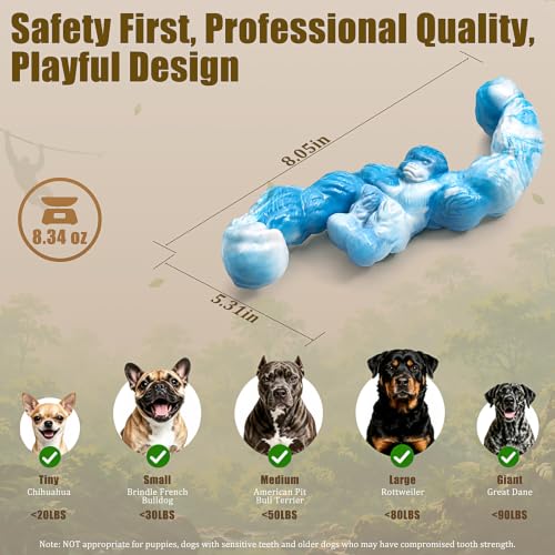 PETSTA Indestructible Dog Toys for Aggressive Chewers - color: 2 Pack