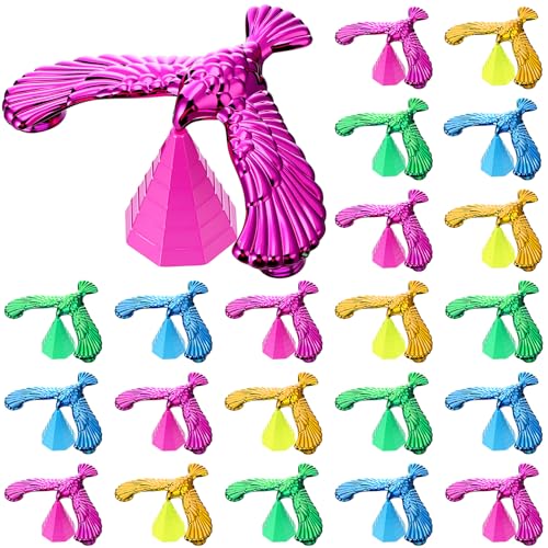48 Pcs Balance Birds Bulk, Gravity Bird with Pyramid Combination Set