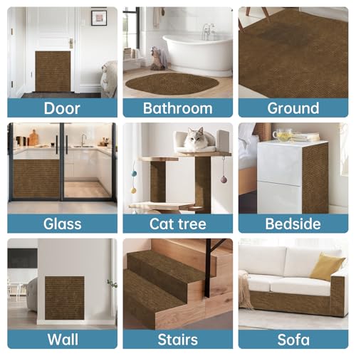Cat Scratch Furniture Protector (Brown, 78.7" x 15.8") - color: Brown, size: 78.7" x 15.8"