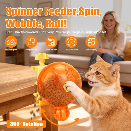Dog Slow Feeder, Interactive Dog Puzzle Feeder for Enrichment - color: Orange