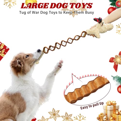 Christmas Squeaky Pet Gift Crinkle Dog Toys Deer - style: Christmas Deer Pulling Belt