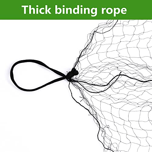 Mist Net Deep Pockets Nylon 110/2D 15mm Mesh Size Bird Netting,Invisible Net,Anti Wind System,Airport Bird Prevention (10x40 ft) - size: 10x40 ft