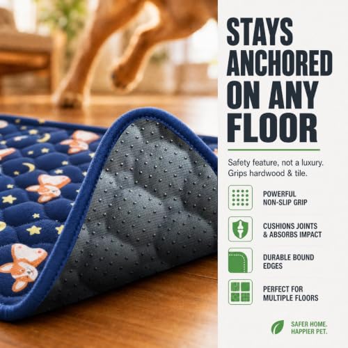 Washable Pee Pads for Dogs, Leak-Proof Reusable Crate XL, 39x28 - color: Blue, size: 39''X28"