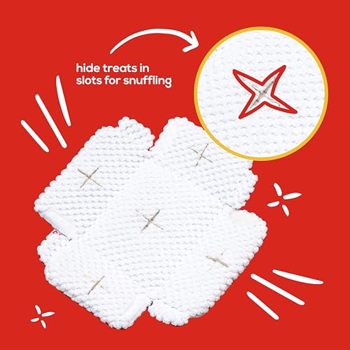 PAWTY Fried Chicken Interactive Dog Toy - Snuffle Nosework Puzzle with Squeaker - Pet Stress Relief Game - Nosework Hide Treat Food Puzzle - Medium Dog - Durable Cute Dog Gifts - style: PAWTY Fried Chicken