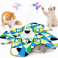 Interactive Cat Toy for Indoor Cats, 3-in-1 Automatic Tunnel Kitten Toy - color: Blue
