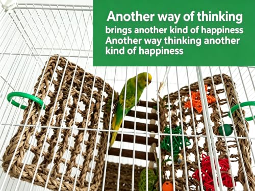 Handwoven Bird Bed for Cage,Breathable Bird Hammock Tent(DIY bridge) - color: DIY