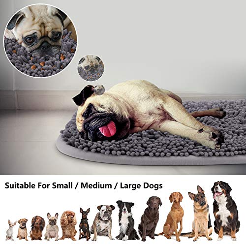 Rundik Snuffle Mat for Dogs, Interactive Puzzle Toys Feeding Games for Pets - size: 20'' x 28''