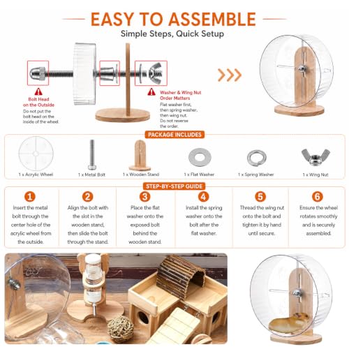 19 Pcs Hamster Cage Accessories & Habitat Set