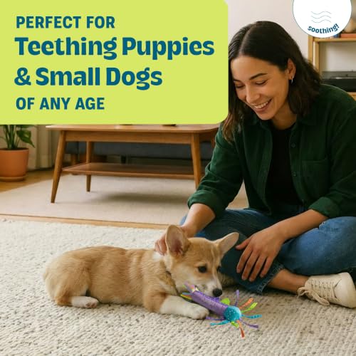 Cool Teething Stick Dental Dog Chew Toy, Soak & Freeze, 8.5" - color: Teething Stick