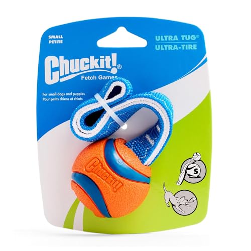 Chuckit! Ultra Tug Dog Toy, Small Fetch and Tug Toy for Dogs 0-20 Pounds - size: Small, style: Ultra Tug