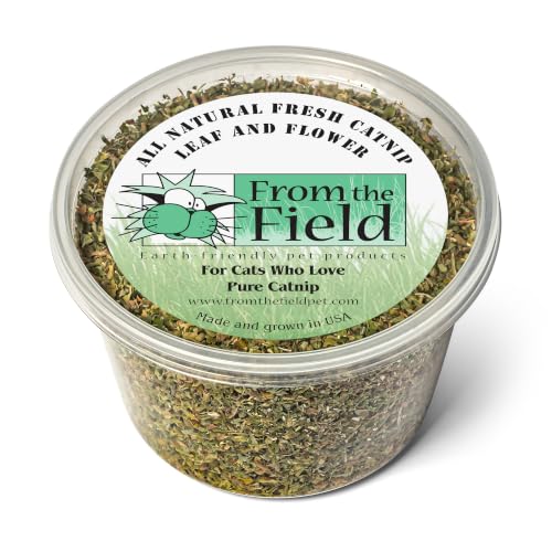 from The Field | Organically Grown Catnip Leaf & Flower | 2 Oz Tub - size: 2-Ounce