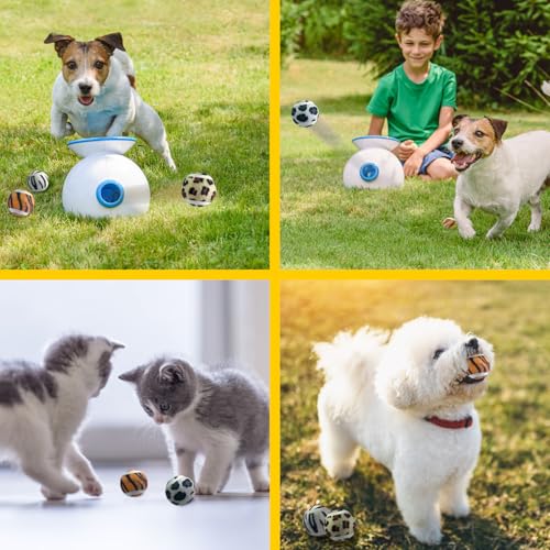 X-Small Dog Tennis Balls Dog Toys Ball 1.5" Pack of 12, Fit Ball Launchers - color: Animal style