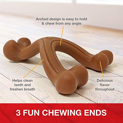 Nylabone Power Chew Easy-Hold Wishbone Dog Chew Toy, Small - color: Wishbone, size: Small