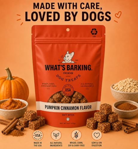 Soft Bites Dog Treats, Pumpkin Cinnamon, 6oz 3pck - size: 6 Ounce (Pack of 3)