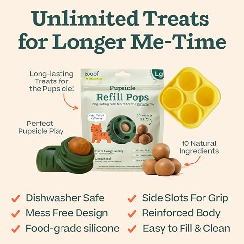 WOOF Starter Pack Dog Treat Toy for Large Dogs 25-75 lbs - size: Large Starter Pack
