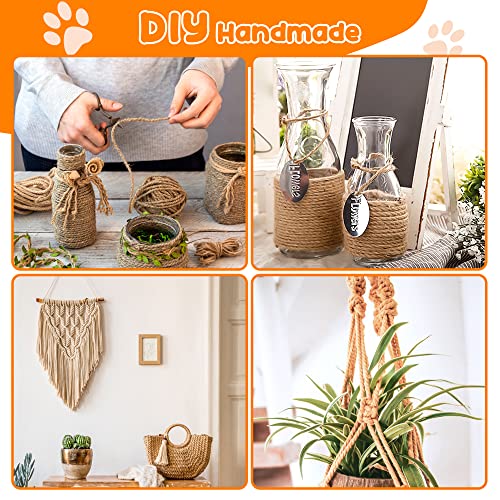 262FT 1/4 Inch Cat Scratching Sisal Rope for Cat Trees & Posts - color: Natural, size: 262ft