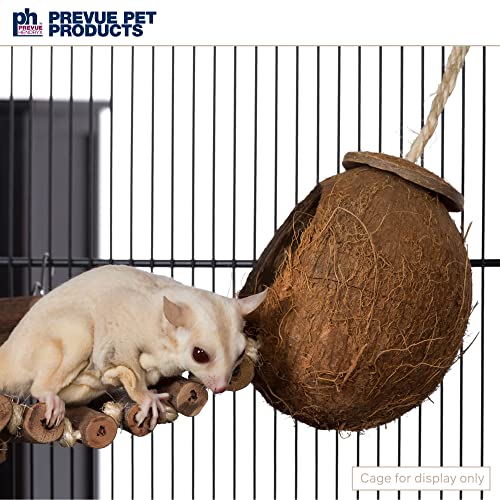 Prevue Pet Products Naturals Coco Hideaway with Ladder - style: Double Coconut with Ladder