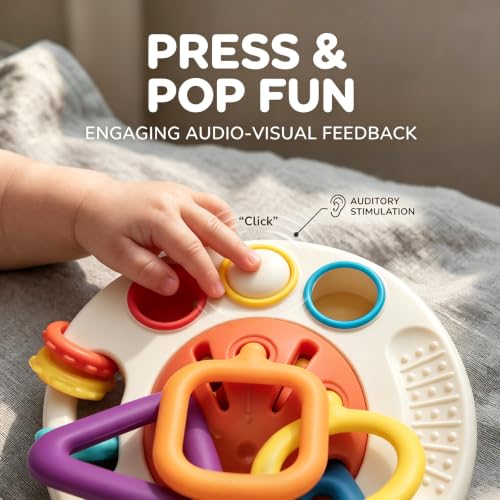 Montessori Pull String Sensory Toy for Toddlers