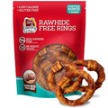 Country Kitchen Rawhide Free Beef Rings Dog Chews, 7 Count - size: 7 Count (Pack of 1)
