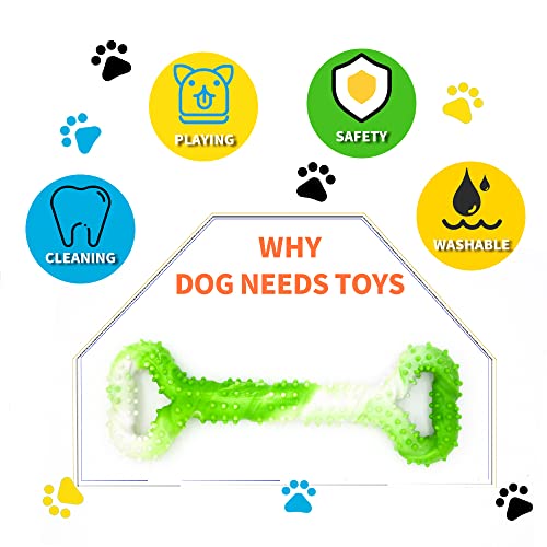Dog Toys for Aggressive Chewers Large Dog Toys with Convex Design Natural Rubber Tug-of-war Toy for Energetic Dogs Medium Large Dogs Tooth Clean - color: Copper