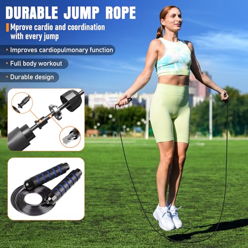 Agility Ladder, Agility Speed Training Equipment Set, 20ft Speed Ladder - color: Blue