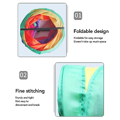 Cat Play Tunnel,Occupiedpet Collapsible Cube Tent with 3 Entry Points - color: S-shaped
