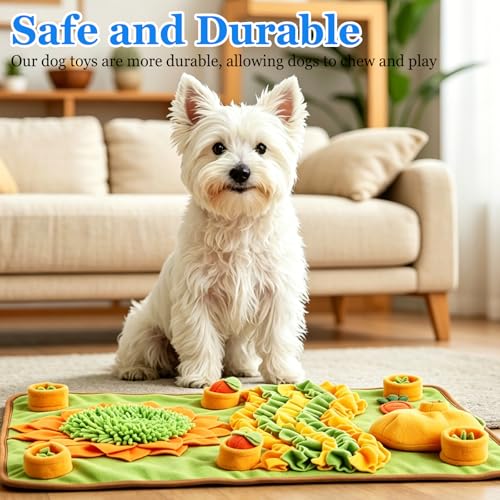 Sunflower Pet Snuffle Mat for Dogs & Cats Non-Slip Interactive Foraging Pad