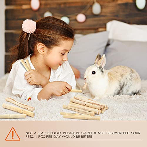 Bissap 700g/1.5Ib Sweet Bamboo Chew Sticks for Rabbits, Bunny Chewing Sticks for Rabbits Hamster Chinchilla Guinea Pigs Rabbit Small Animals Natural Treats Teeth Grinding Toys - size: 1.54 Pound (Pack of 1)