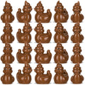 Chunful 25 Pcs Mini Resin Poop Duck Figures Small Poo Duck Figurines Toys - color: Brown, size: 2.5 x 2.5 cm/0.8 x 0.8 inch