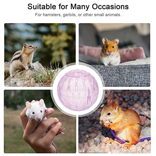 ULTECHNOVO Chinchilla Mini Toy Running Ball for Hamster Rat Running Wheel Exercise Ball Dwarf Hamster ning Small Pet About Toys Small Pet ning Cage Guinea Pig - size: 1pcs
