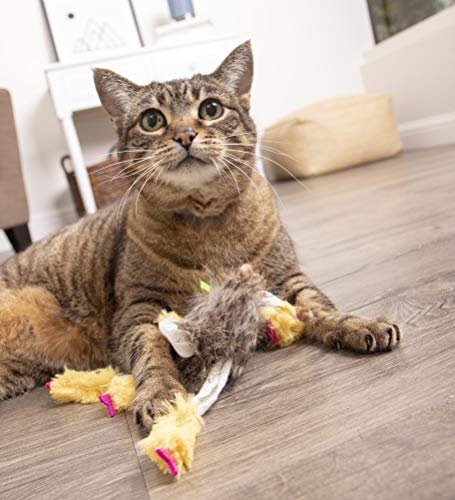 Petlinks HappyNip Loopy Llama Plush Cat Toy, Contains Silvervine & Catnip - Yellow, One Size - color: Loopy Llama, size: Set of 1