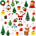 56Pcs Mini Christmas Resin Figures for Snow Globe and DIY Decors - style: Christmas Style