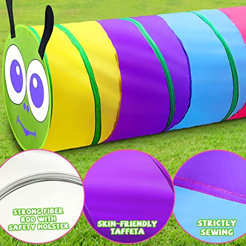 TIKTENT Kids Play Tunnel for Toddlers Colorful Pop Up Crawl Tunnel Toy - style: Colorful crawling Tunnel