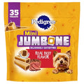 Pedigree Mini Jumbone Small Dog Treats, Beef Flavor, 35 Count - size: 35 Count (Pack of 1)