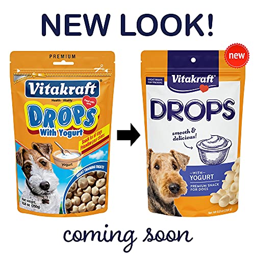Vitakraft Drops Dog Treat with Yogurt, 8.8 oz