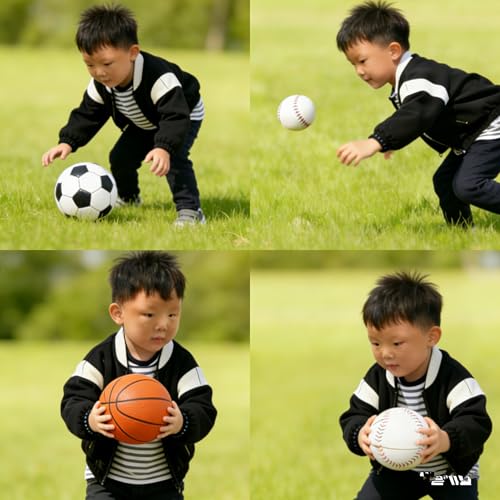 3 Pack Flying Saucer Ball for Dogs, Pet Flying Discs Toys, Interactive Dog Disc Saucer Ball and Basketball Chewing Toy, Foldable Dogs Games Toys Outdoor Sports Exercise No Light