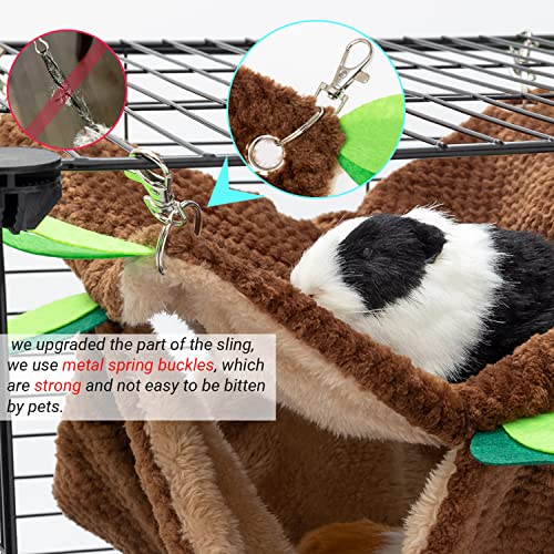 Guinea Pig Hideout, Hammock & Tunnel, Washable Cage Accessories - size: One Size