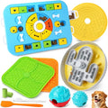 Forfon Upgraded Dog Enrichment Toy Set with Slow Feeder Bowl & Puzzle Toy - color: Expert Dog Puzzle Toys