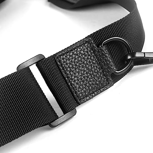 Dog Treat Pouch with Removable Small Pet Training Treat Pouches, Built-in Poop Bag Dispenser, Adjustable Shoulder Strap Cross Body Dog Walking Bag (Black) - color: Black