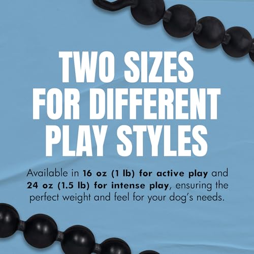 Vigor Interactive Dog Toy – Weighted & Flexible for Shake and Fetch Play – 1 lb (16 oz) - size: 16 Ounce