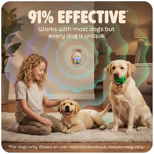 Dog Calming Diffuser – Pheromone Plug-in for Dogs + Toy - size: 5-in-1 Pack