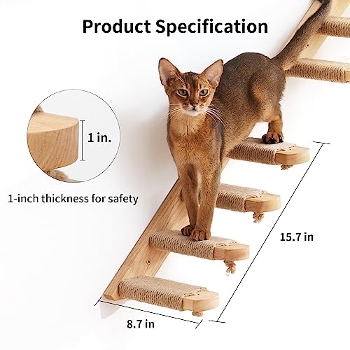 FUKUMARU Cat Climbing Shelf Wall Mounted, Small - size: Small (Bidirectional)