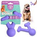 Yomp FunnyBone Wish Bone Dog Chew Toy – Interactive Teething Toy for Puppies, Soft, and Medium Chewers – Pet-Safe, Non-Toxic Silicone Chew Bone