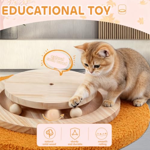 Cat Scratching Post,45'' Tall Scratcher Tree Toys for Indoor Large Cats - color: yellow-45inch