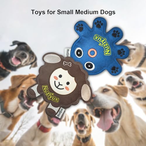 Squeaky Dog Flyers 2-Pack Sheep Octopus Fetch Discs