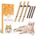 WOUSEDO 6 Pack Silvervine Sticks for Cat, Natural Catnip Toys - size: 6 Pack