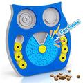 Joansan Dog Puzzle Toy, Enrichment Toy Treat Dispenser for IQ Stimulation - color: Dark Blue OWL-Large Dog